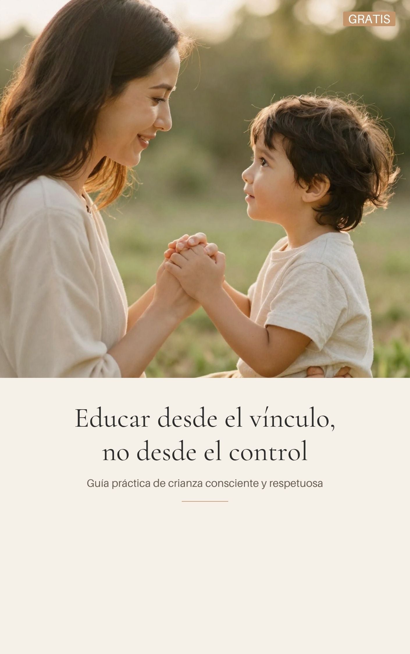Educar desde el Vínculo, no del Control