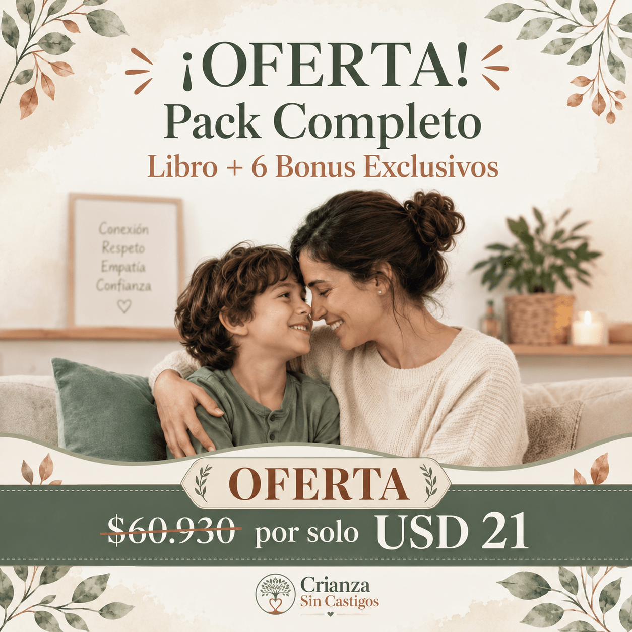 Pack Completo: Cría Sin Castigos — Libro + 6 Bonus Exclusivos - Crianza Sin CastigosPack Completo: Cría Sin Castigos — Libro + 6 Bonus Exclusivos