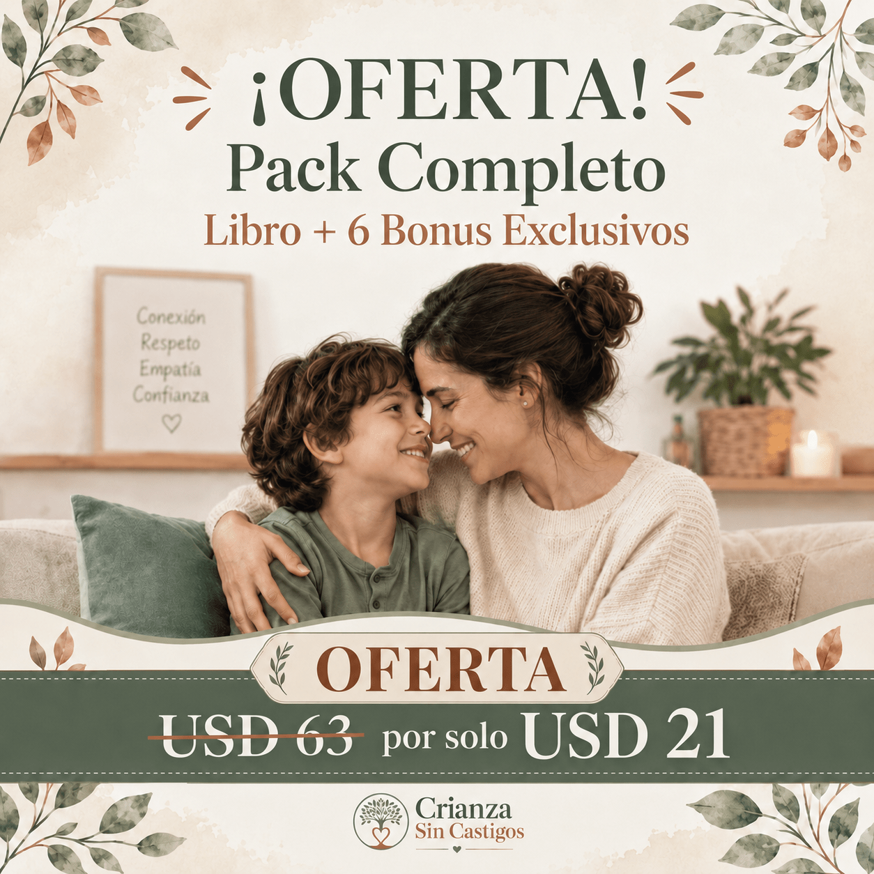 Pack Completo: Cría Sin Castigos — Libro + 6 Bonus Exclusivos - Crianza Sin CastigosPack Completo: Cría Sin Castigos — Libro + 6 Bonus Exclusivos